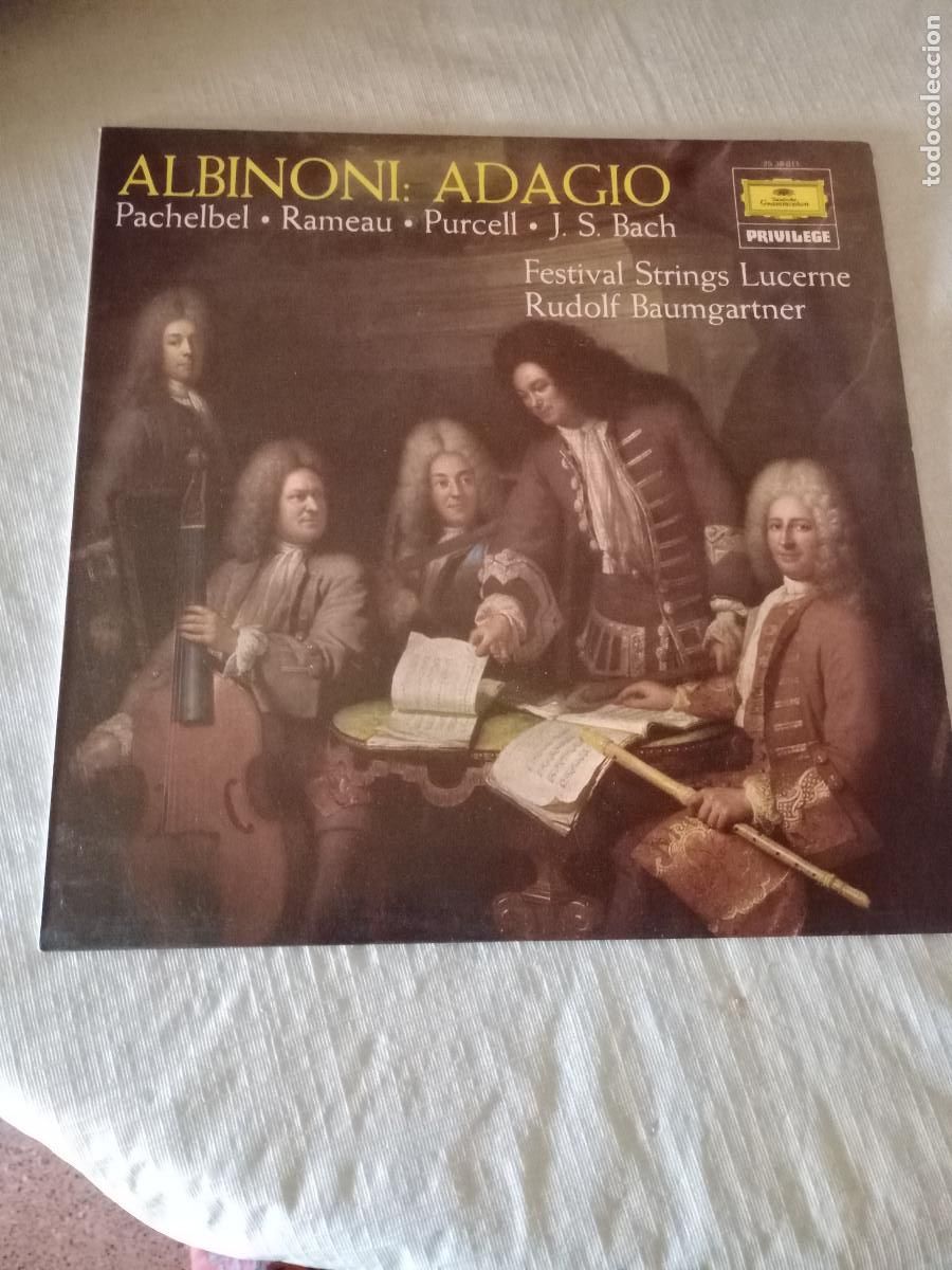 Discos de vinilo: ALBINONI ADAGIO JS BACH FESTIVAL STRING LUCERNE - Foto 1