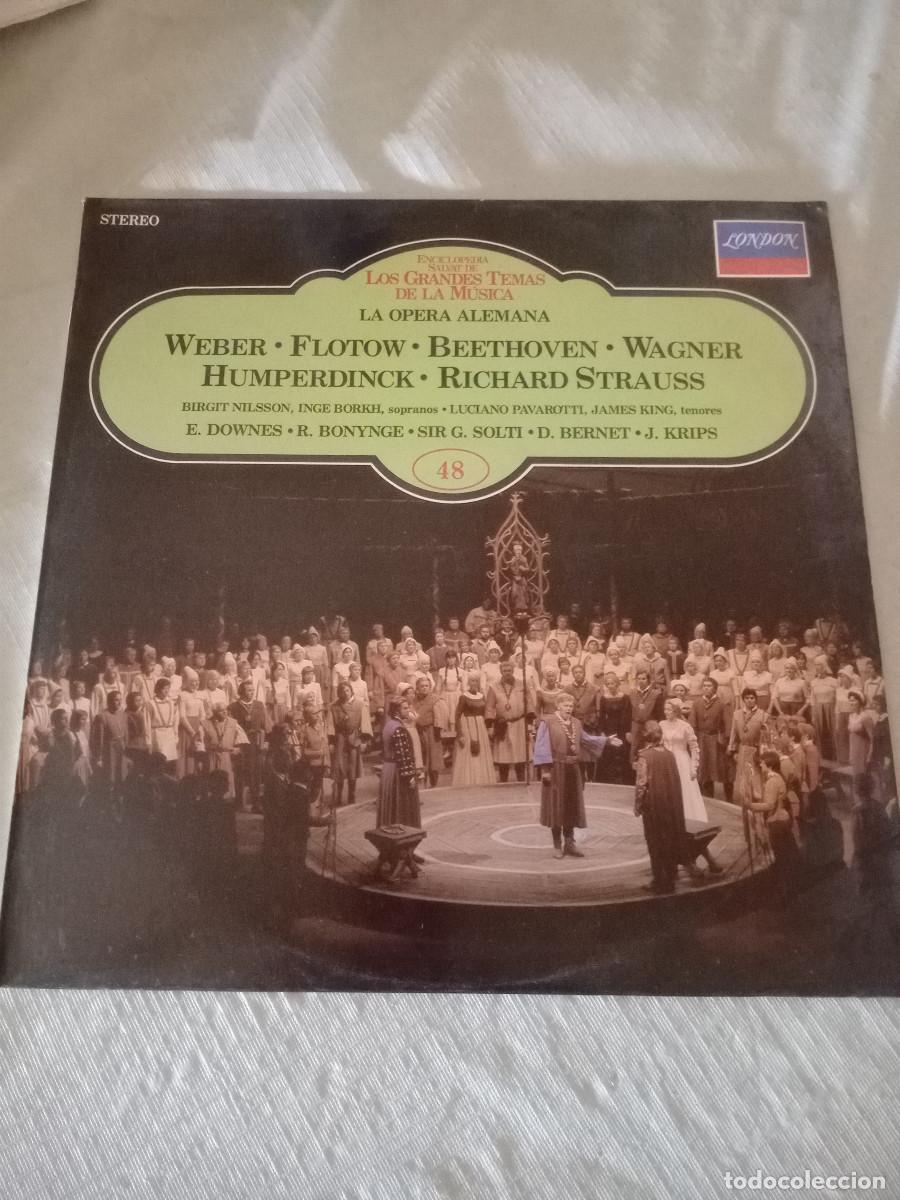 Discos de vinil: enciclopedia salvat de los grandes temas de la musica N&ordm; 48 LA OPERA ALEMANA