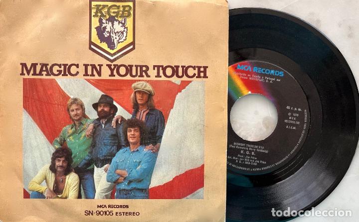 Discos de vinilo: KGB. MAGIC IN YOUR TOUCH. SINGLE ORIGINAL ESPA&Ntilde;A 1976 - Foto 1