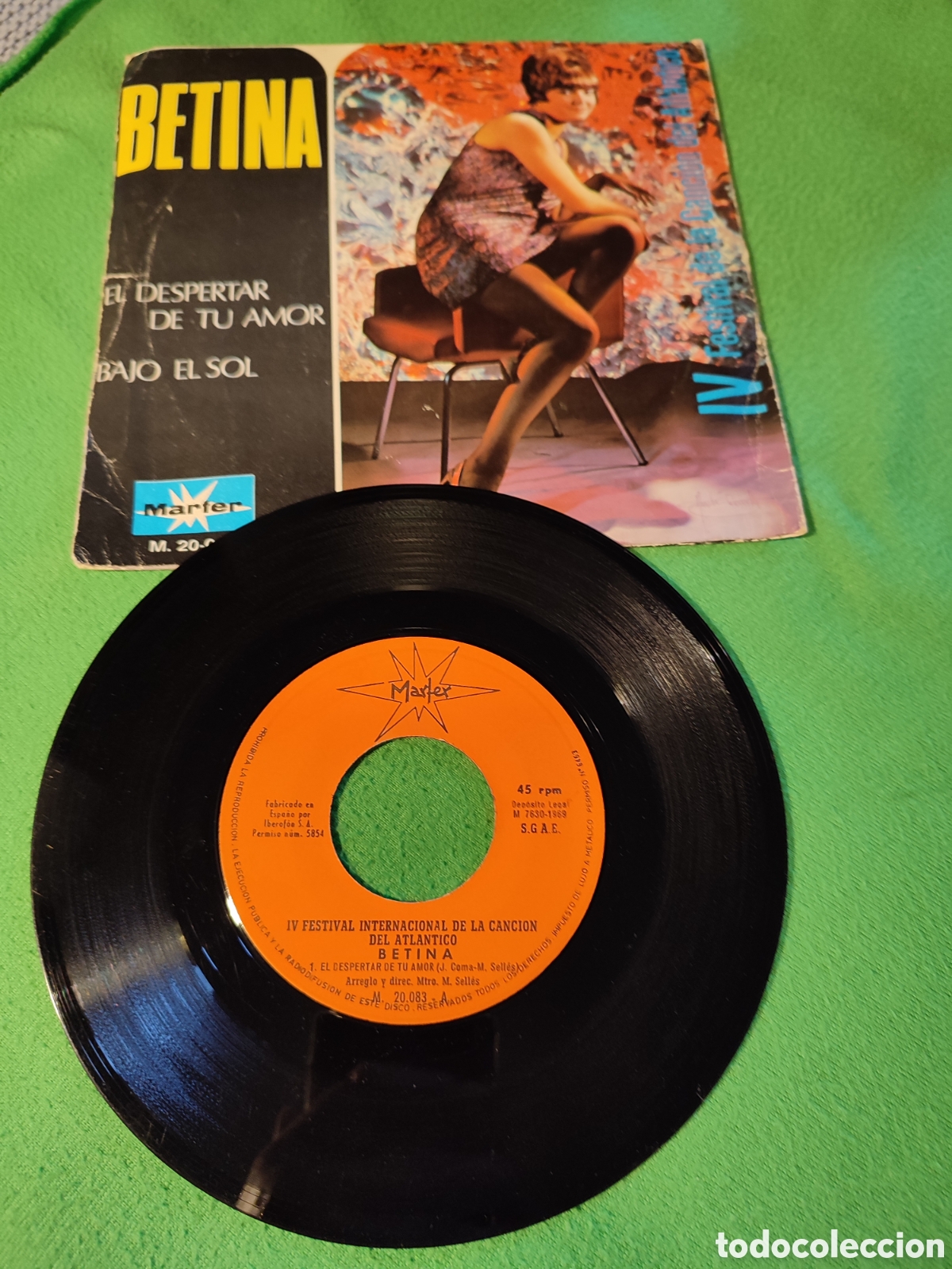 Discos de vinilo: Betina - El despertar de tu amor - Foto 2