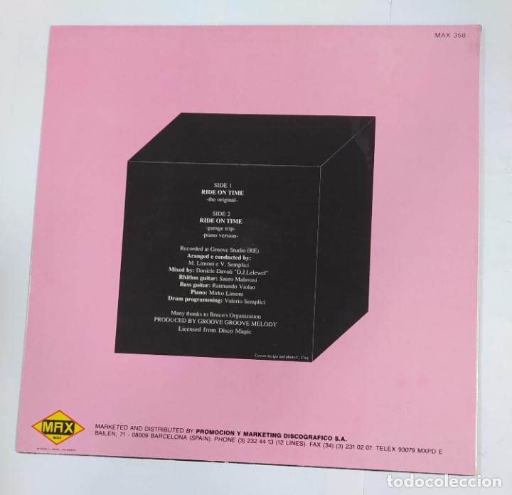 Discos de vinilo: RIDE ON TIME. BLACK BOX. MAXI-SINGLE. TDKDA12 - Foto 2