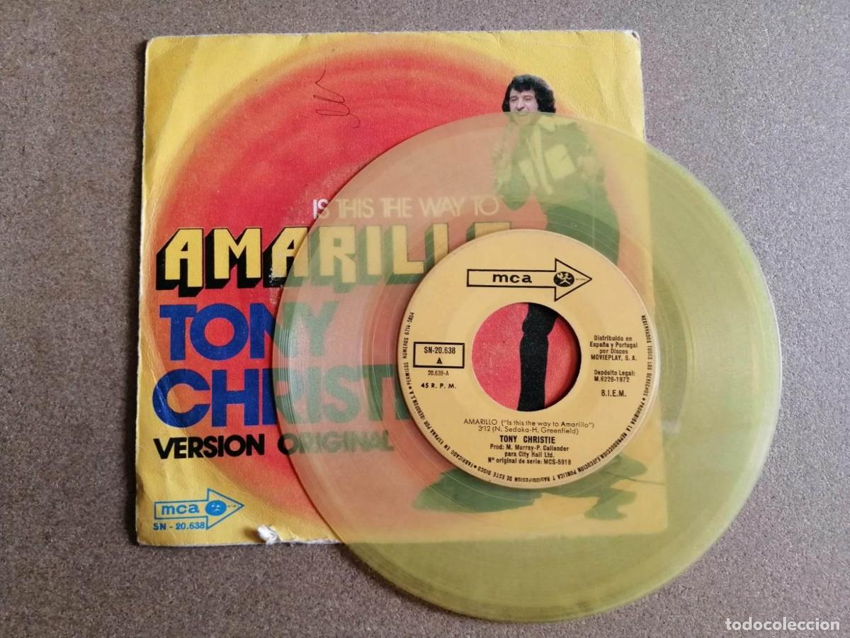 Discos de vinilo: DISCO SINGLE. TONY CHRISTIE (AMARILLO) - Foto 2