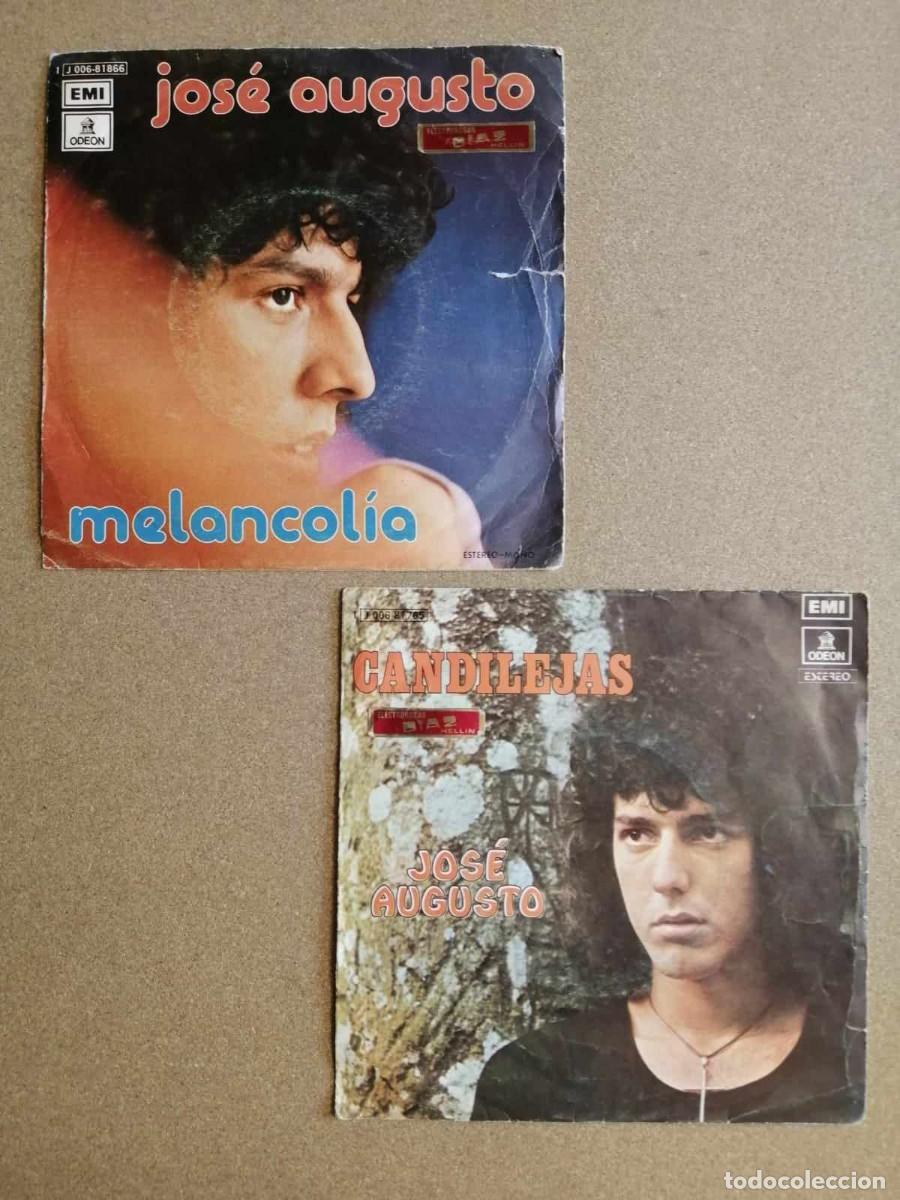 Discos de vinilo: DISCO SINGLE. JOSE AUGUSTO (CANDILEJAS / MELANCOLIA) - Foto 1
