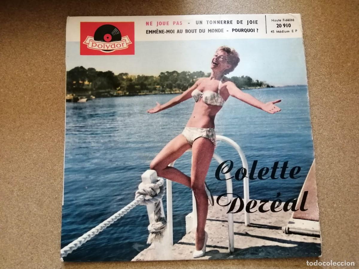 Discos de vinilo: DISCO SINGLE. COLETTE DEREAL (NE JOUE PAS... - Foto 1
