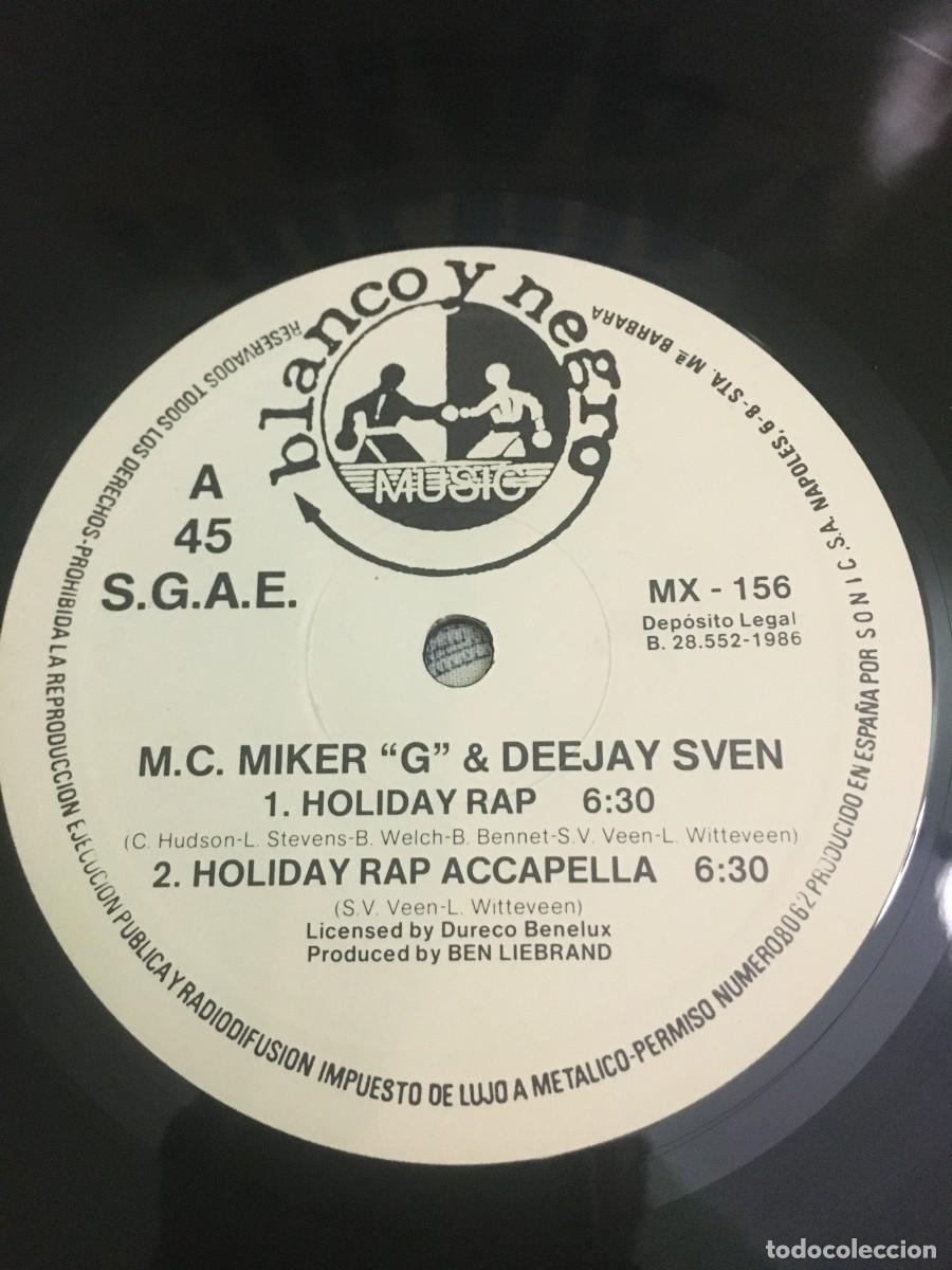 Discos de vinilo: M.C. Miker &rdquo;G&rdquo; & Deejay Sven &lrm;&ndash; Holiday Rap - Foto 3