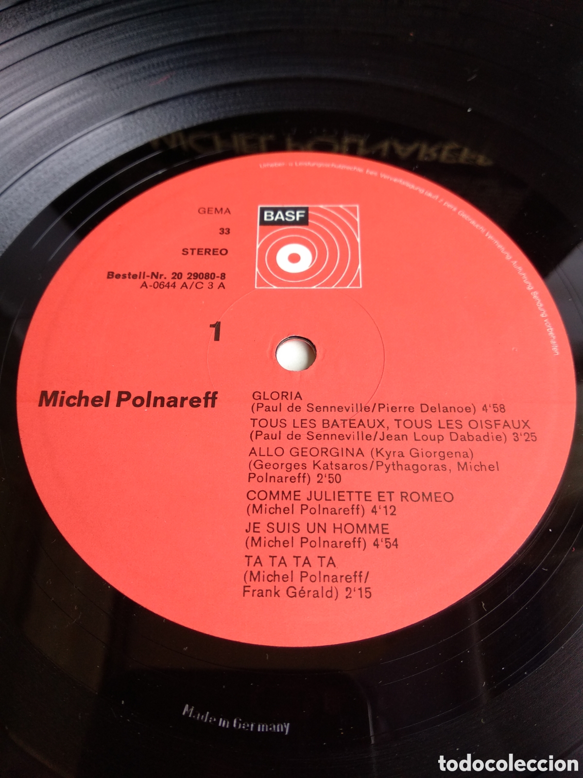Discos de vinilo: MICHEL POLNAREFF, MOI, GERMANY, BASH, 1972, J.6 - Foto 4
