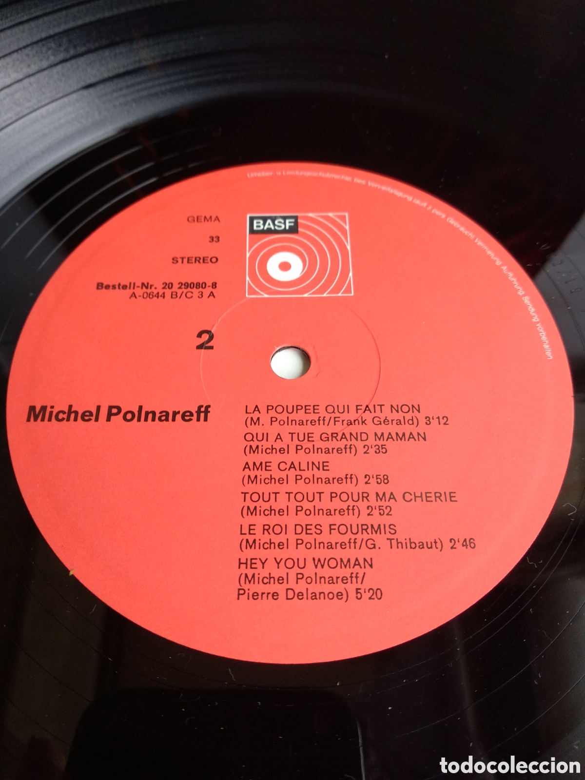 Discos de vinilo: MICHEL POLNAREFF, MOI, GERMANY, BASH, 1972, J.6 - Foto 3