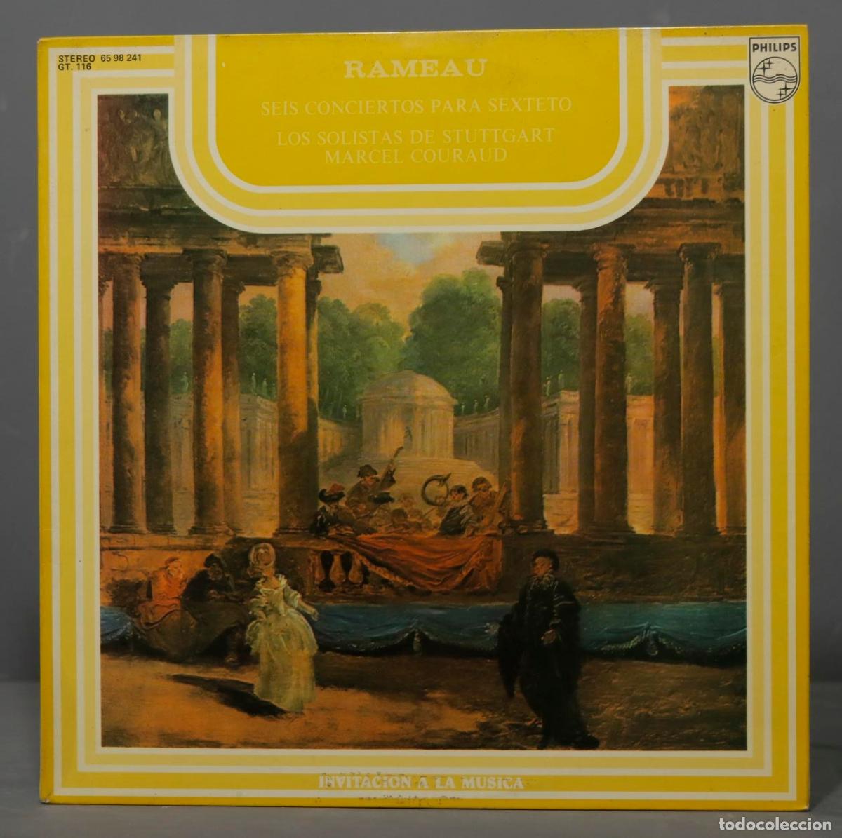 Discos de vinilo: LP. SEIS CONCIERTOS PARA SEXTETO. COURAUD. RAMEAU