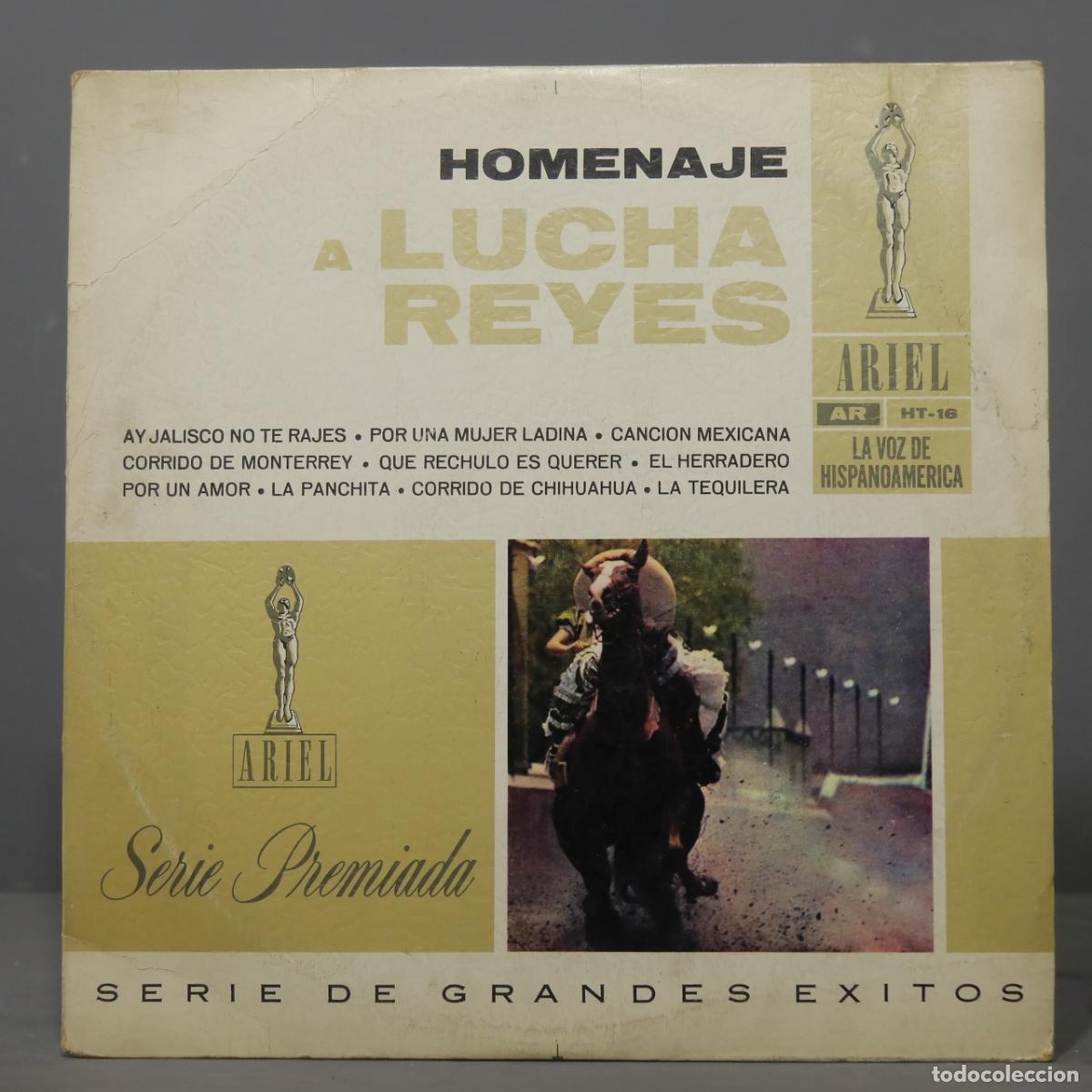 Discos de vinil: LP. La Flor Norte&ntilde;a y Mariachi Reyes de Jalisco &ndash; Homenaje A Lucha Reyes