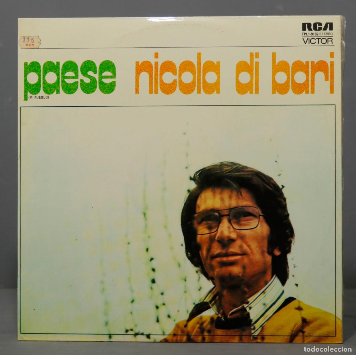 Discos de vinilo: LP. Nicola Di Bari &ndash; Paese - Foto 1