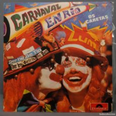 Discos de vinilo: LP. OS CARETAS / BANDA DO CANECÃO – CARNAVAL EN RIO