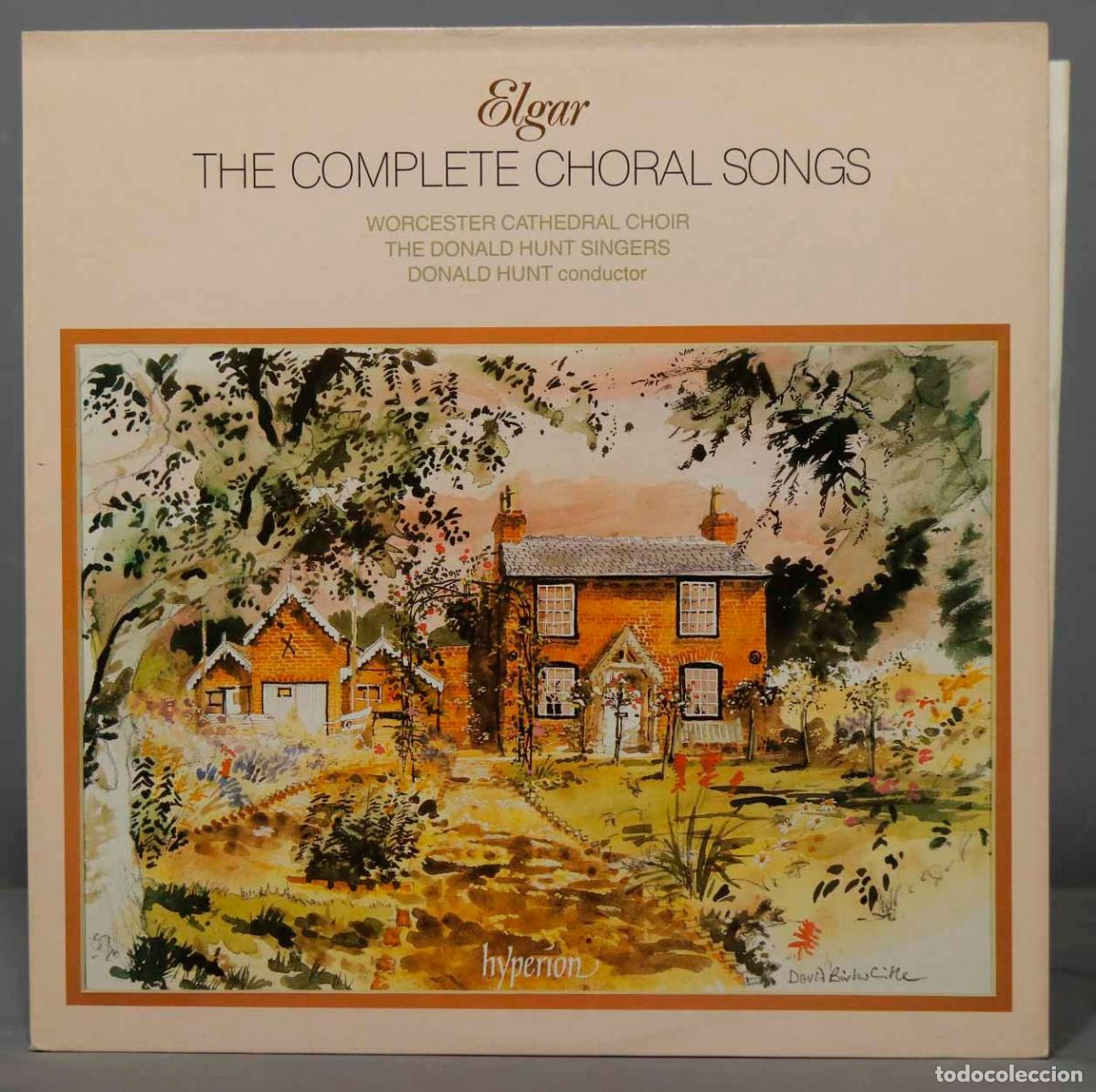 Dischi in vinile: LP. Hunt &ndash; The Complete Choral Songs. ELGAR