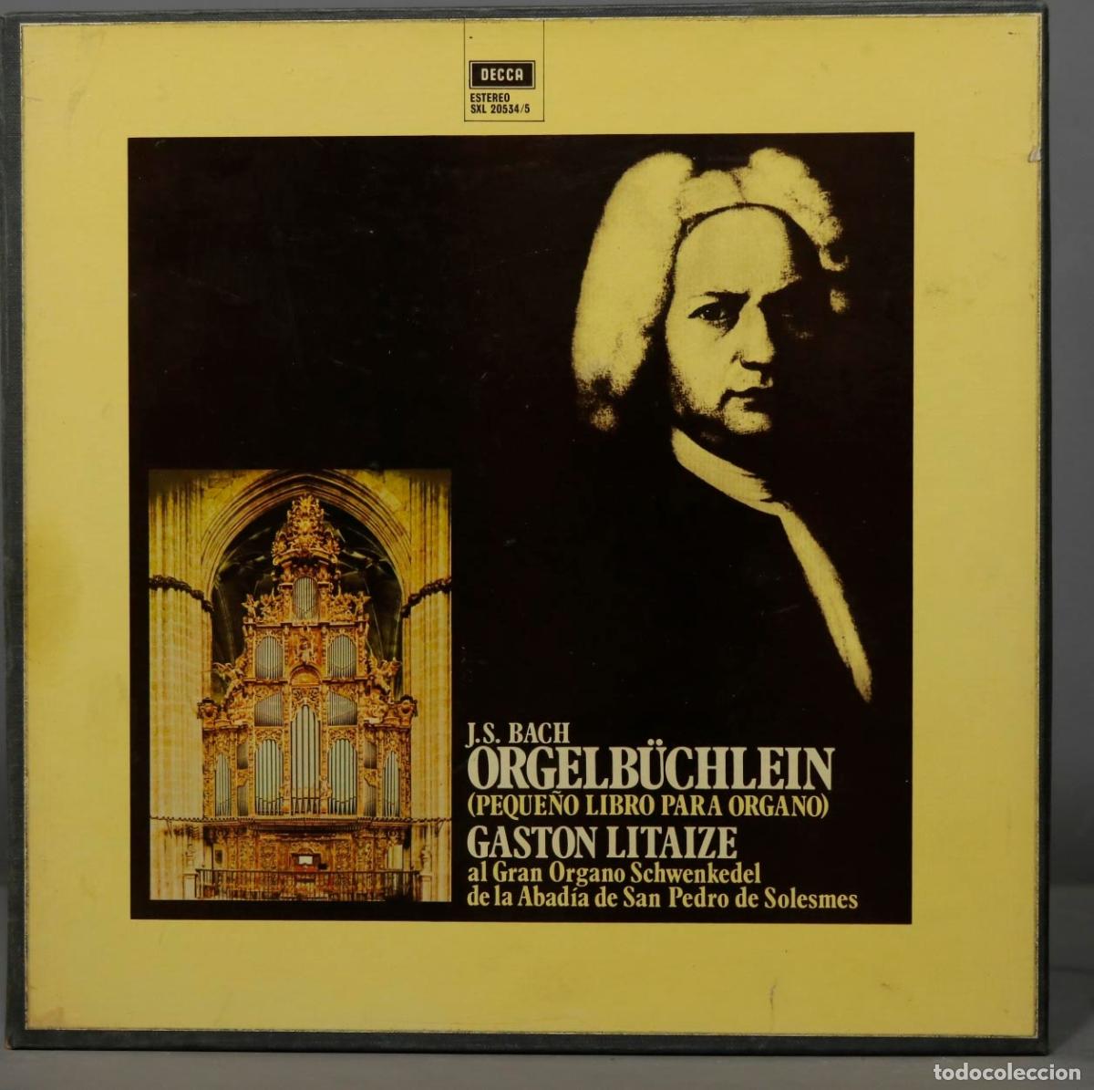 Discos de vinilo: LP. ORGELBUCHLEIN. LITAIZE. BACH - Foto 1