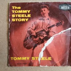 Discos de vinilo: DISCO SINGLE. THE TOMMY STEELE STORY (A HANDFUL OF SONGS - CANNIBAL POT - TIME TO KILL - YOU GOTTA..