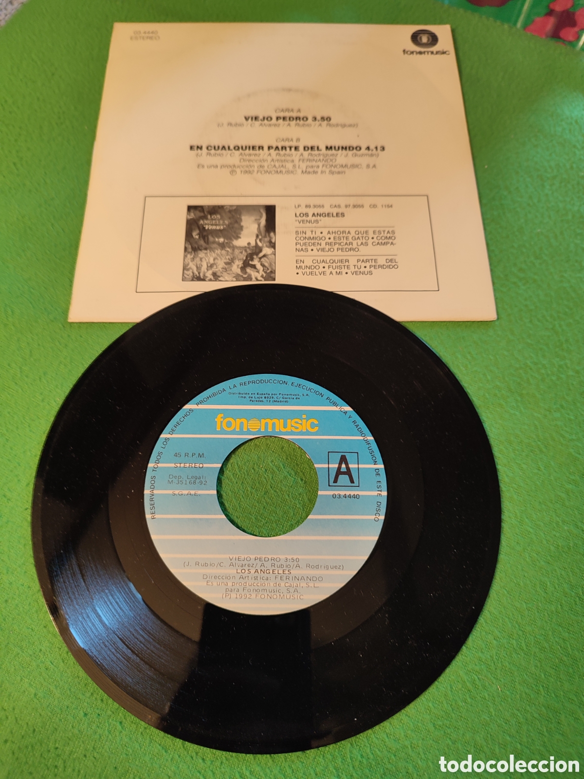 Discos de vinilo: Los &Aacute;ngeles - Viejo Pedro - Foto 2