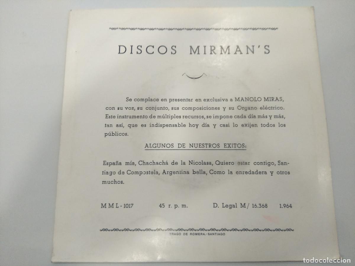 Discos de vinilo: MANOLO MIRAS/THE GEISHA/SINGLE. - Foto 3