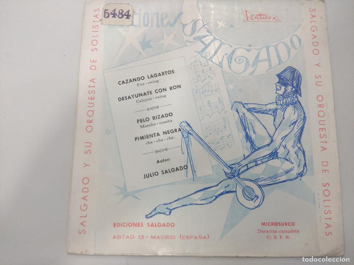 Discos de vinilo: SALGADO Y SU ORQUESTA/CAZANDO LAGARTOS/SINGLE. - Foto 1