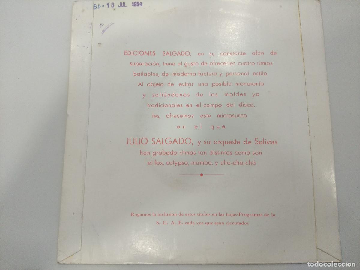 Discos de vinilo: SALGADO Y SU ORQUESTA/CAZANDO LAGARTOS/SINGLE. - Foto 3