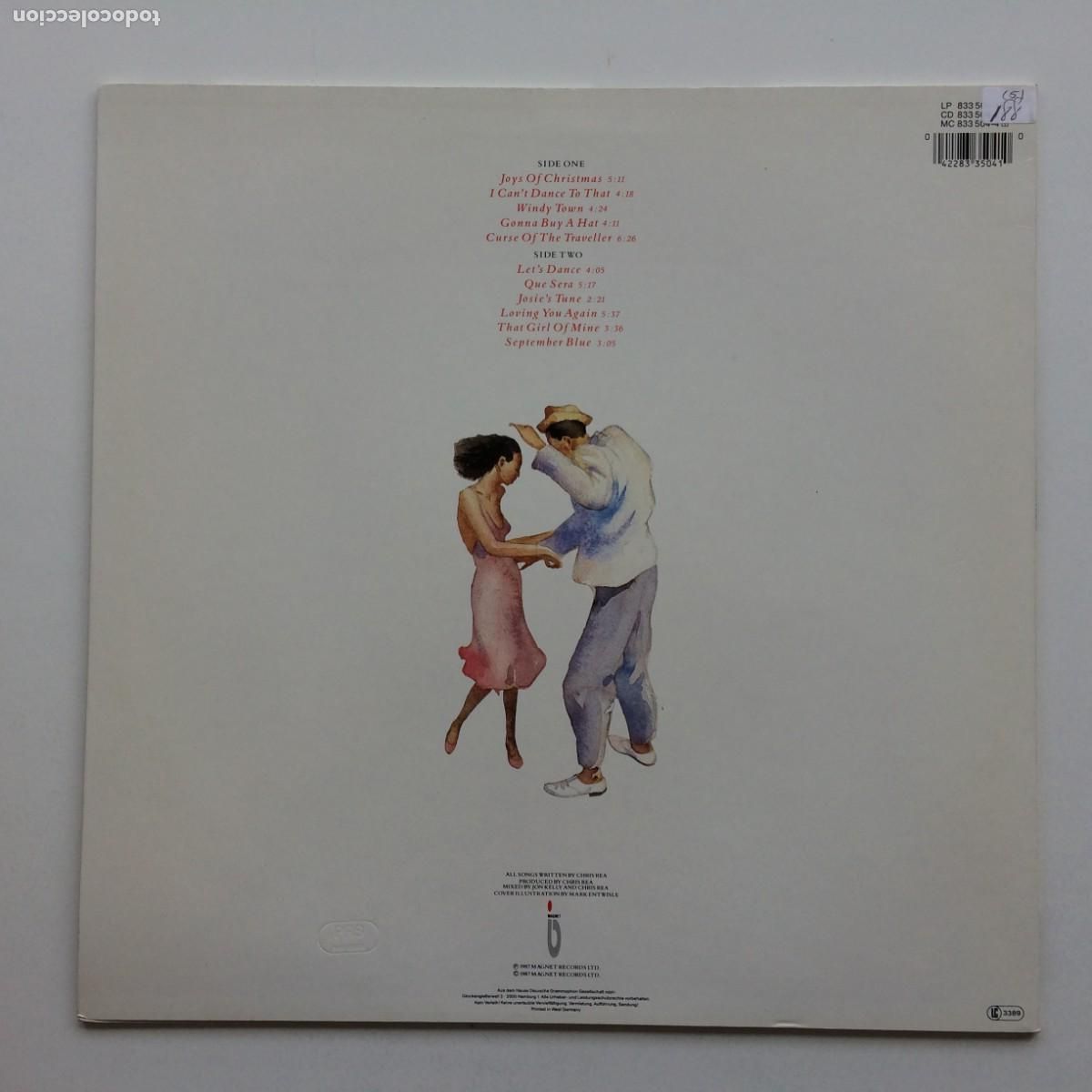 Discos de vinilo: Chris Rea &ndash; Dancing With Strangers , Germany 1987 Magnet - Foto 2