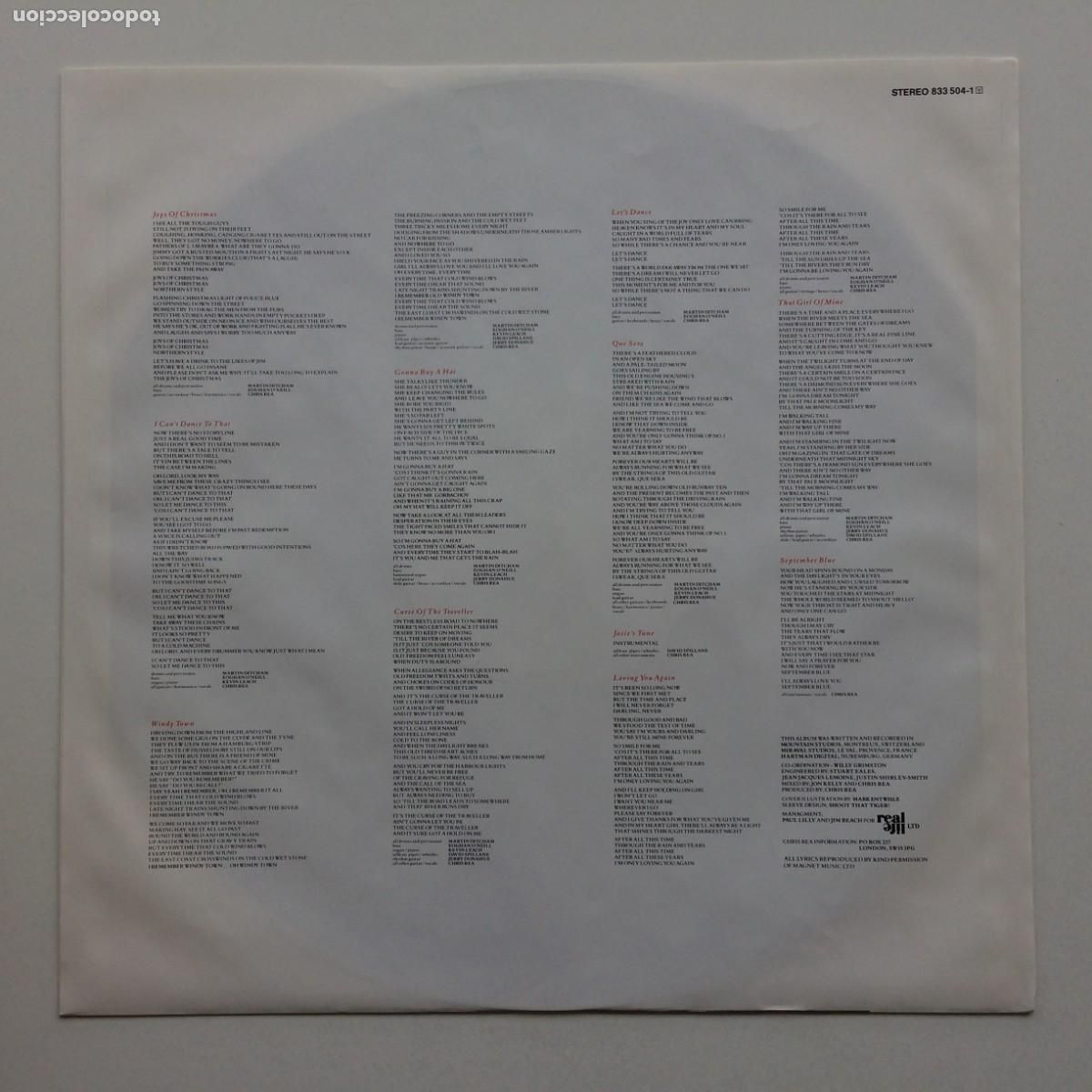 Discos de vinilo: Chris Rea &ndash; Dancing With Strangers , Germany 1987 Magnet - Foto 4