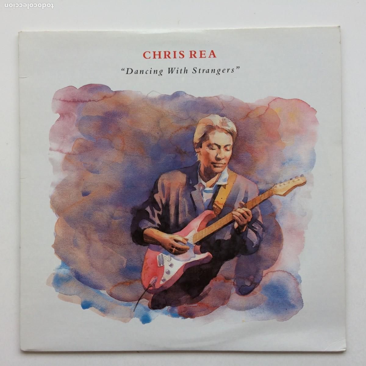 Discos de vinilo: Chris Rea &lrm;&ndash; Dancing With Strangers , Canada 1987 Magnet - Foto 1