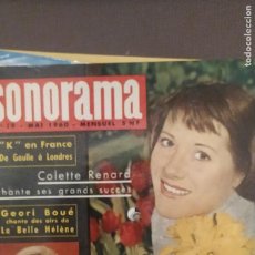 Discos de vinilo: SONORAMA 19 MAI 1960, COLETTE RENARD, GEORI BOUE, JOE SANTIERIE