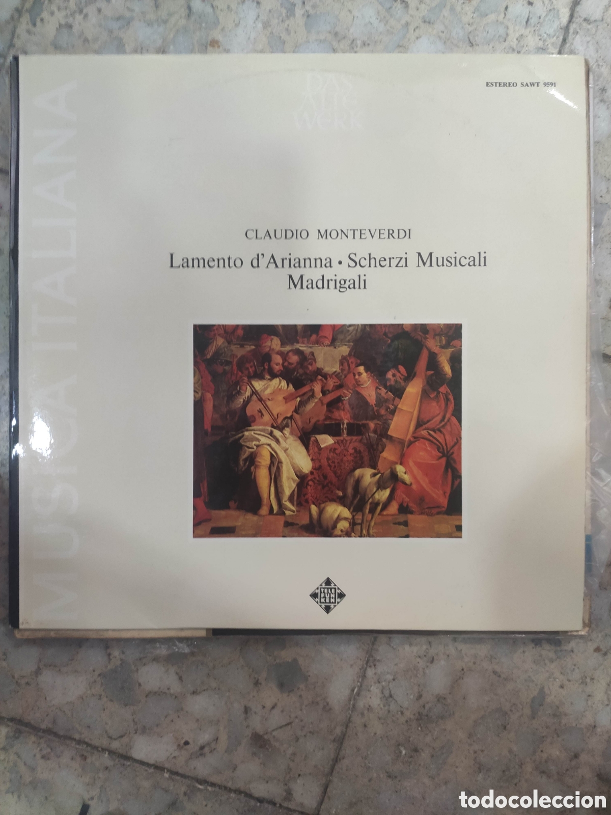 Dischi in vinile: LP MONTEVERDI LAMENTO D&acute;ARIANNA SCHERZI MUSICALI MADRIGALI.