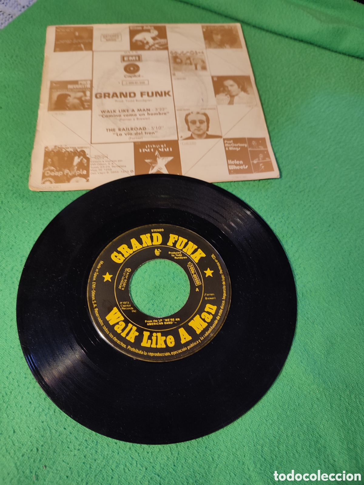 Discos de vinilo: Grand Funk - Walk like a Man - Foto 2