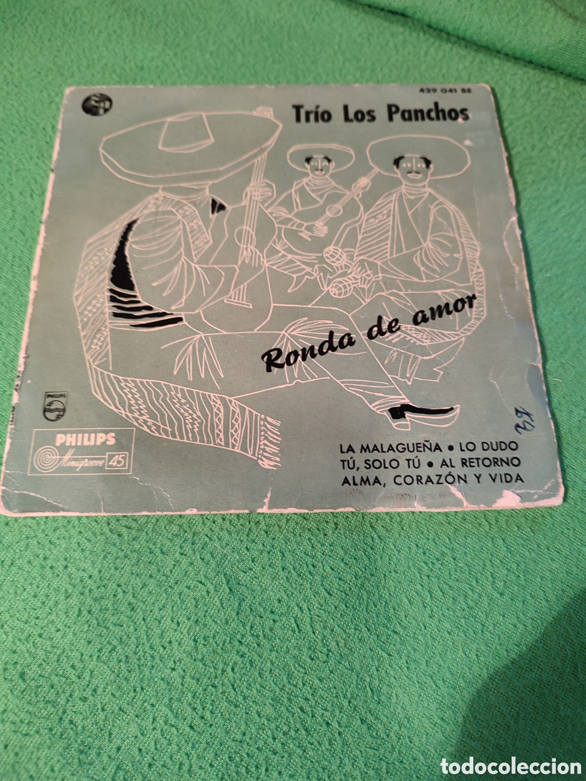 Discos de vinilo: Trio Los Panchos - La malague&ntilde;a+ 3 - Foto 1