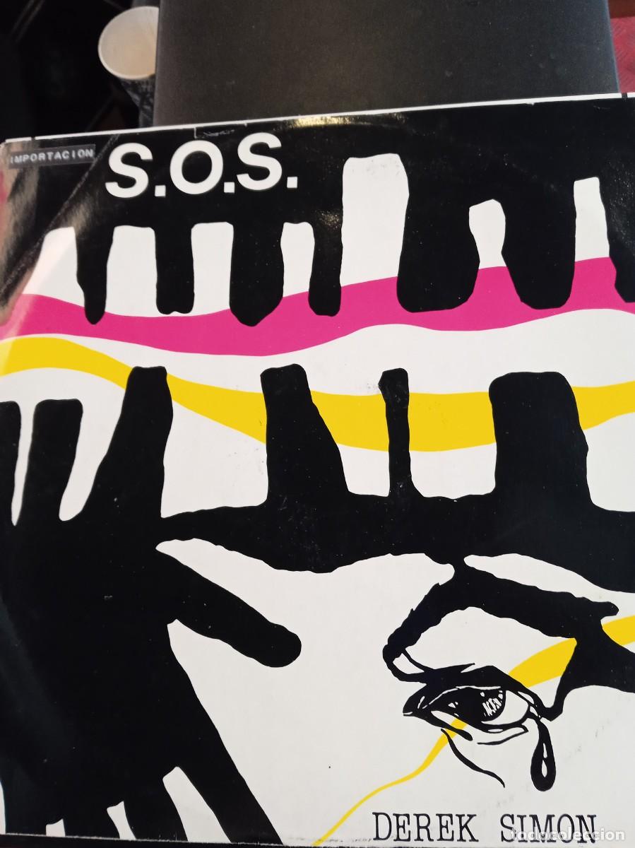Discos de vinilo: DEREK SIMON- S.O.S. MAXISINGLE - Foto 1