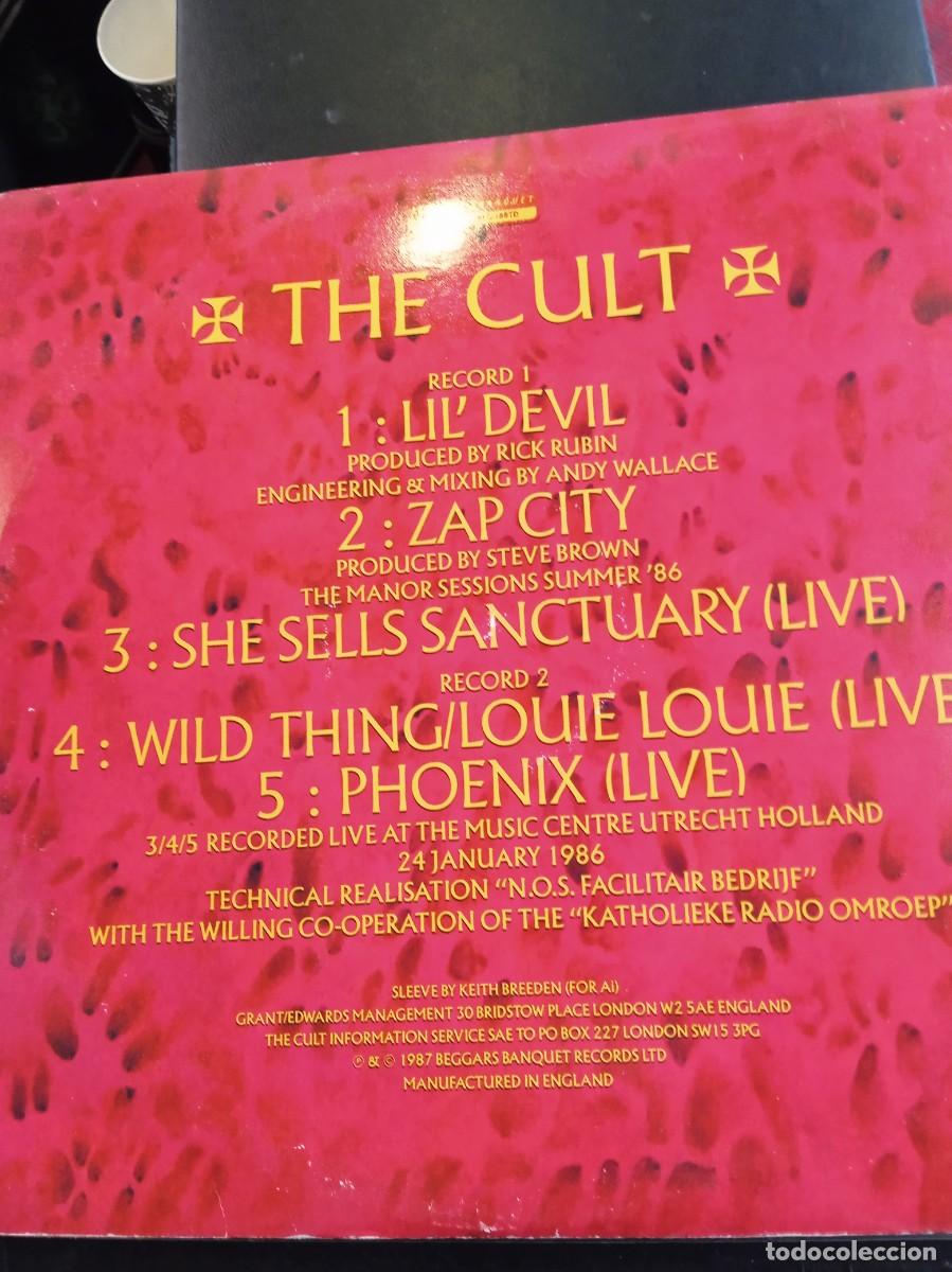 Discos de vinilo: THE CULT- LIL DEVIL. DOBLE MAXISINGLE. - Foto 2