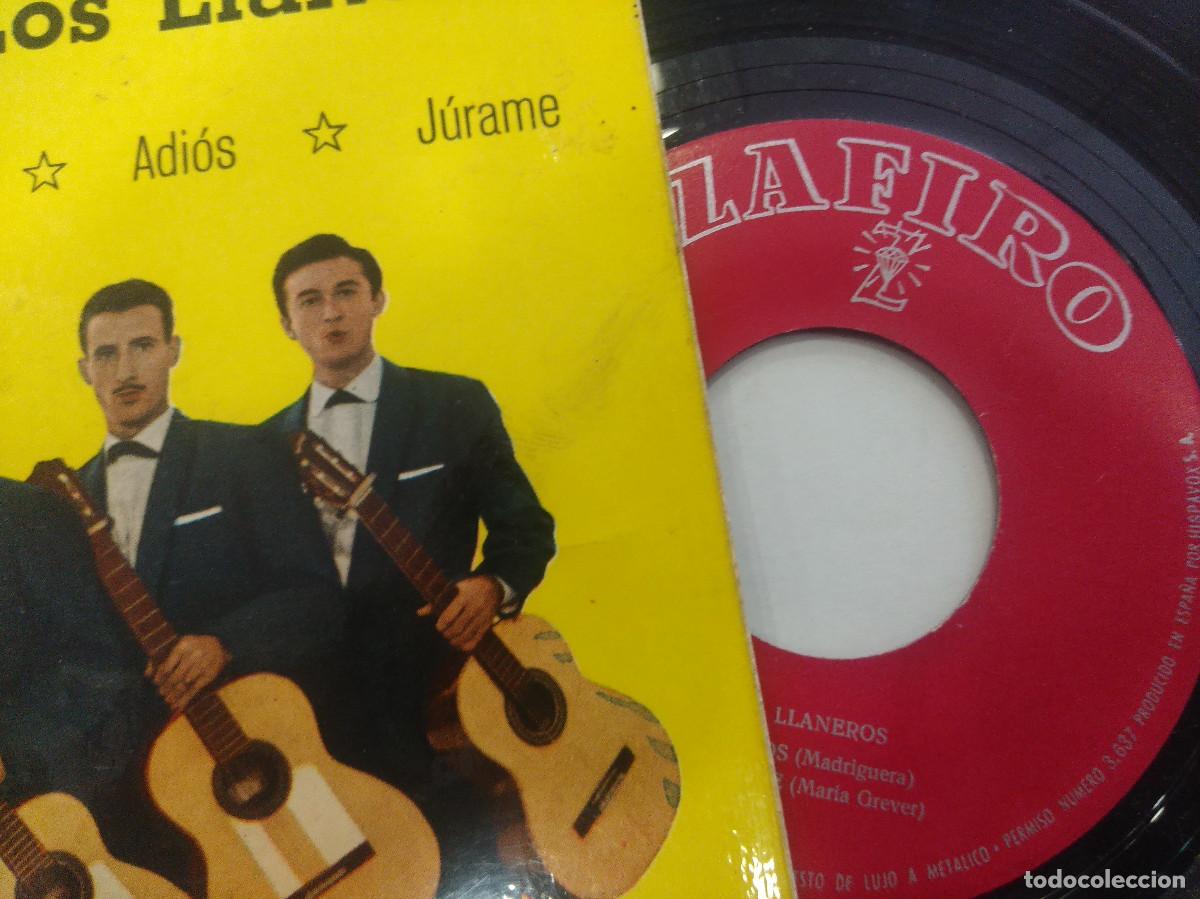 Discos de vinilo: LOS LLANEROS/CONTIGO EN LA DISTANCIA/SINGLE. - Foto 2
