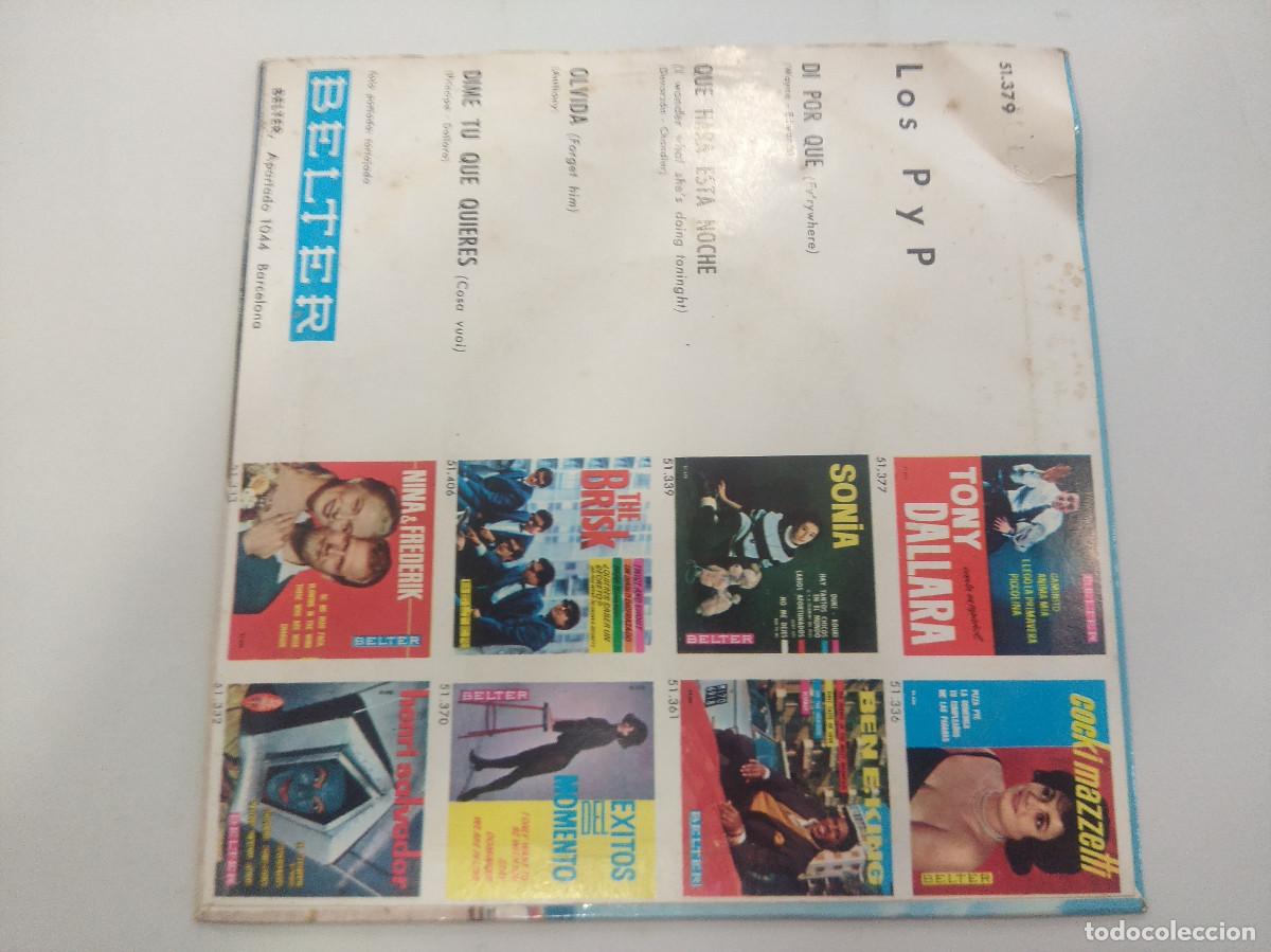 Discos de vinilo: LOS P Y P/DI POR QUE/SINGLE. - Foto 3