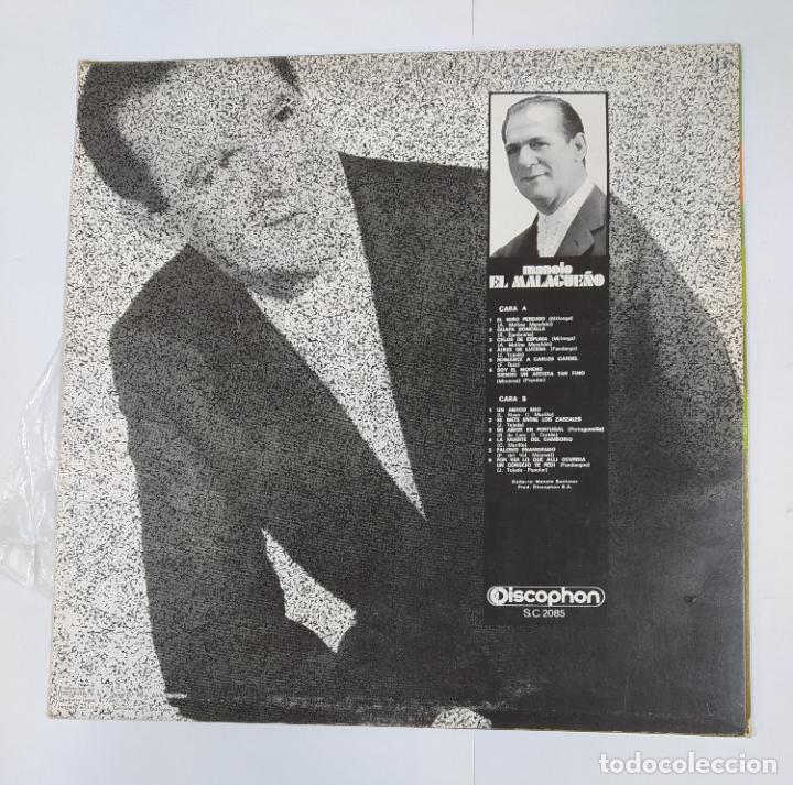 Discos de vinilo: Manolo el malague&ntilde;o. LP. TDKLP6 - Foto 2