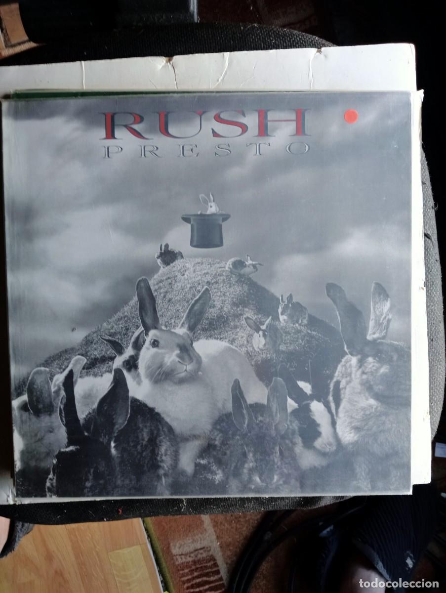 Discos de vinilo: Rush &ndash; Presto UK & Europe 1989 lp insert - Foto 1