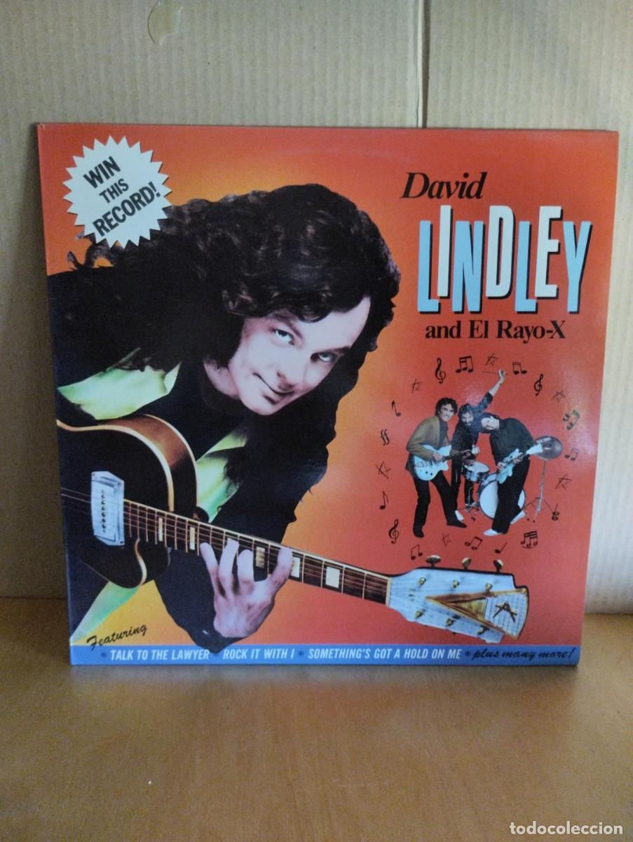 Discos de vinilo: DAVID LINDLEY AND EL RAYO X ---- WIN THIS RECORD - Foto 1