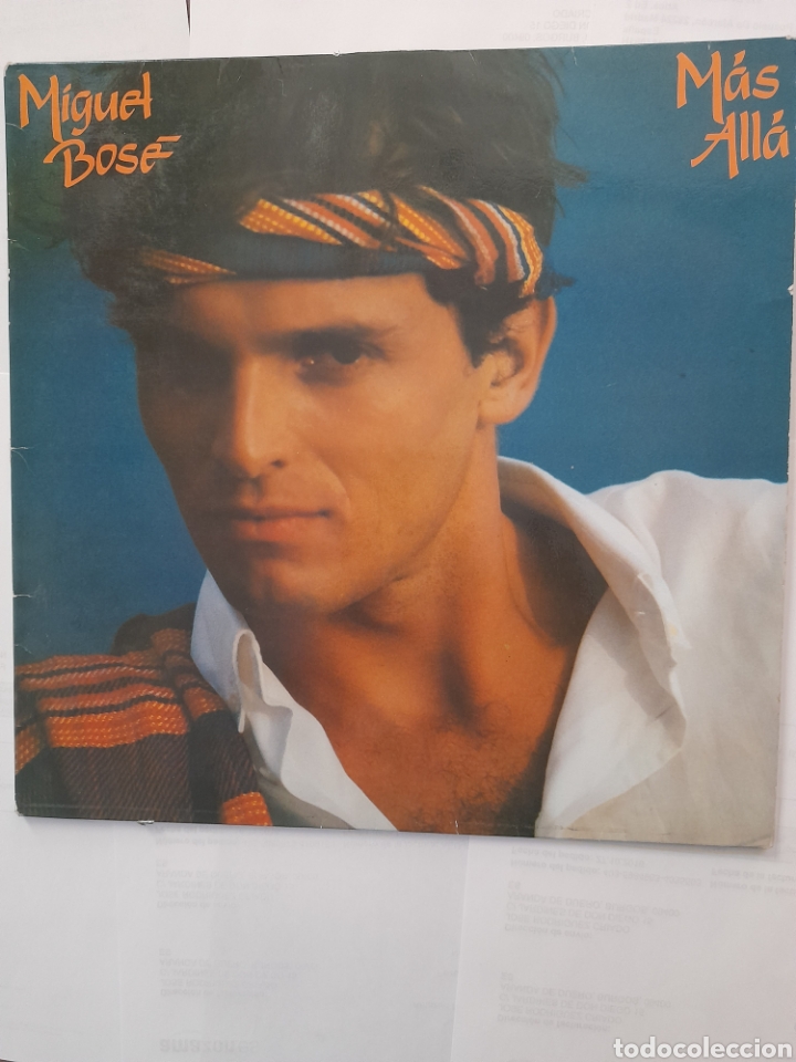 Discos de vinilo: Miguel Bose, M&aacute;s All&aacute;. - Foto 1