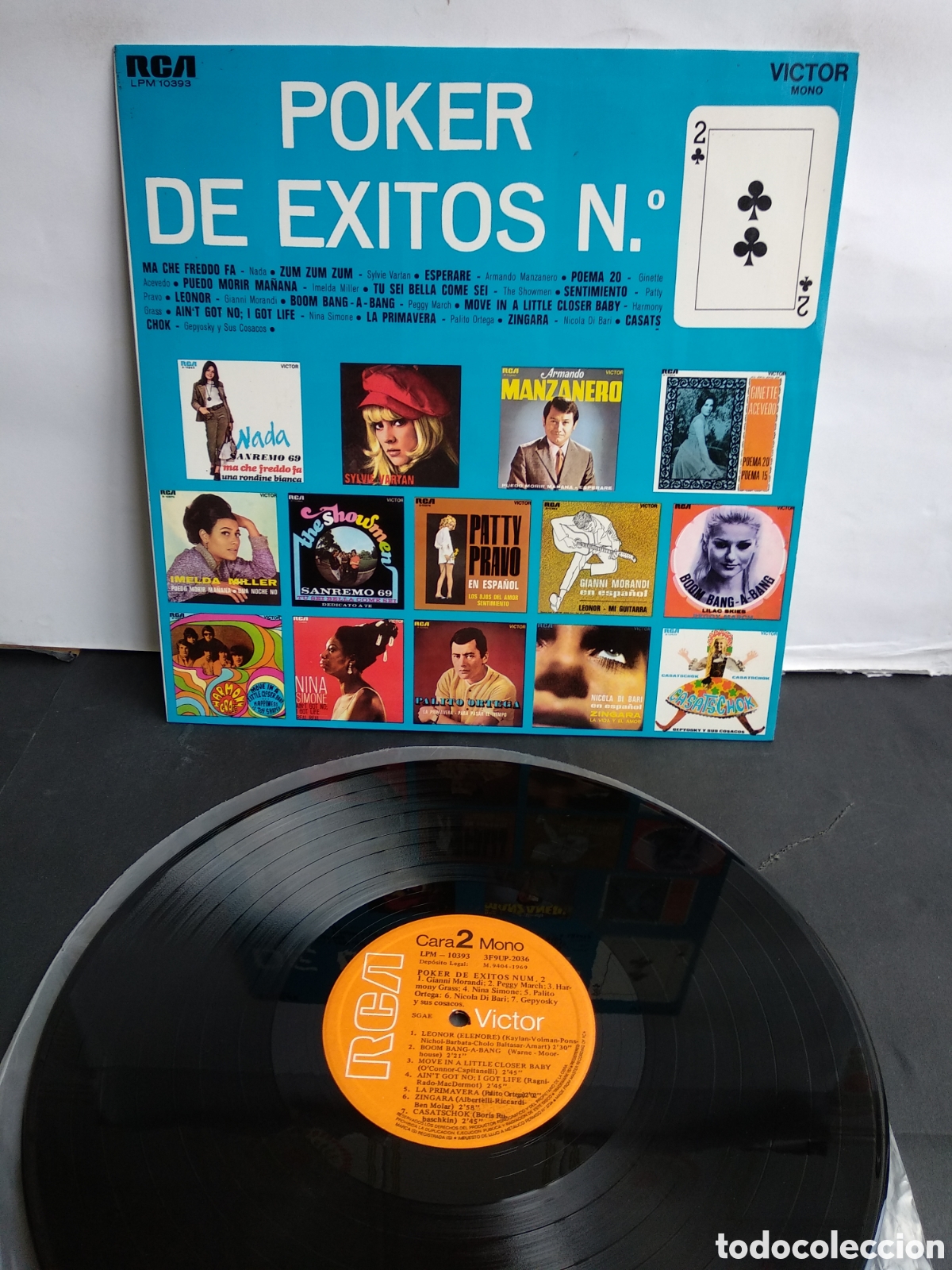 Discos de vinilo: POKER DE &Eacute;XITOS 2, SPAIN, RCA, 1969, J.6 - Foto 1