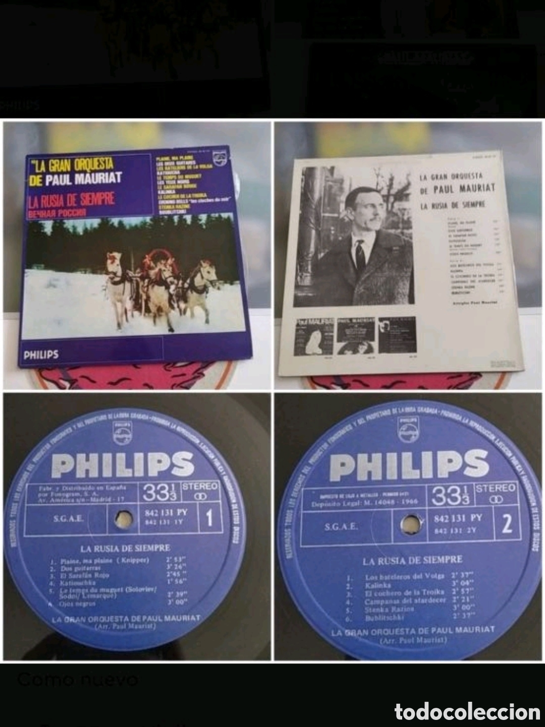Discos de vinilo: Lp Paul Mauriat. La Rusia de siempre - Foto 1