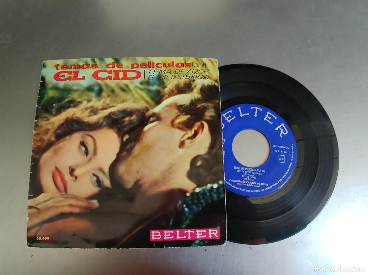 Discos de vinilo: EL CID + REY DE REYES-EP TEMAS DE PELICULAS - Foto 1