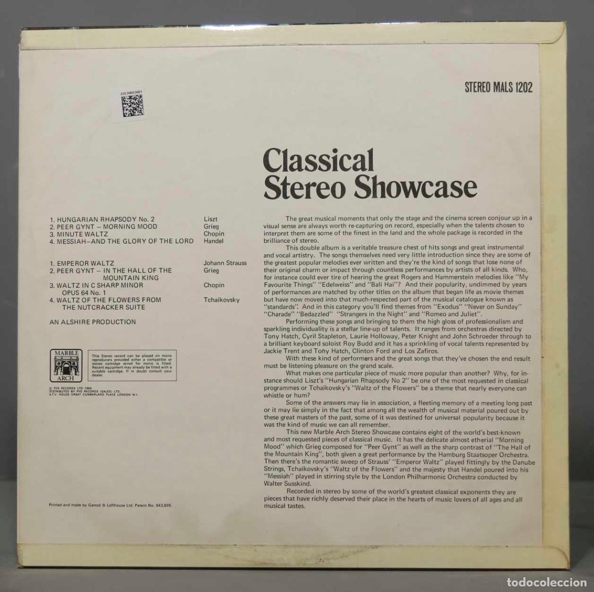 Discos de vinilo: LP. Various &ndash; Classical Stereo Showcase - Foto 2