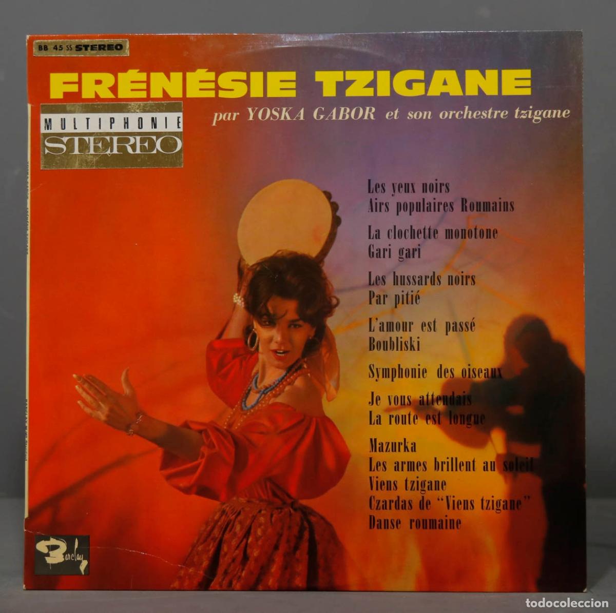 Disques de vinyle: LP. Gabor Et Son Orchestre Tzigane &ndash; Fr&eacute;n&eacute;sie Tzigane