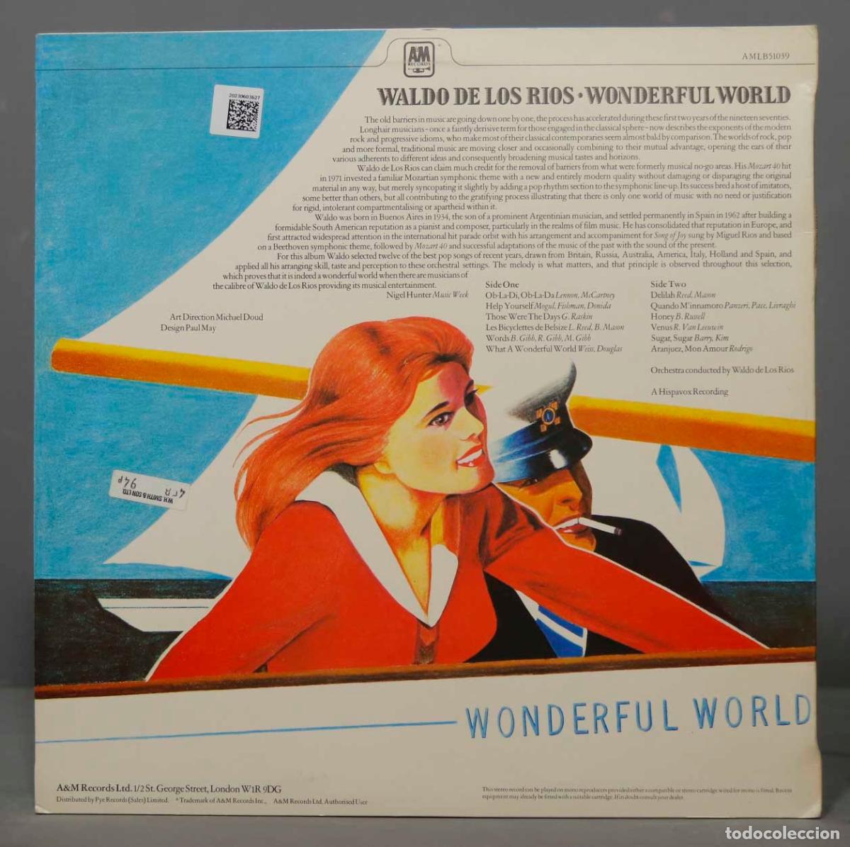 Discos de vinilo: LP. Waldo De Los Rios &ndash; Wonderful World - Foto 2