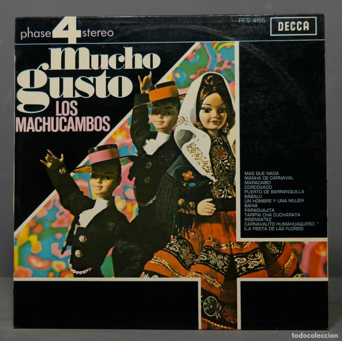 Discos de vinilo: LP. Los Machucambos &ndash; Mucho Gusto - Foto 1