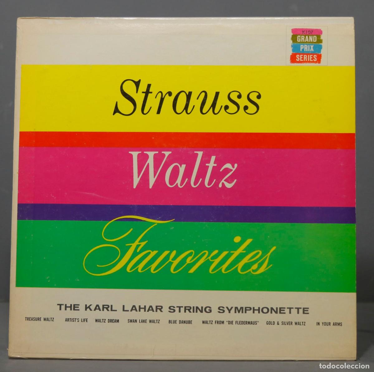 Disques de vinyle: LP. The Karl Lahar String Symphonette &ndash; Strauss Waltz Favorites