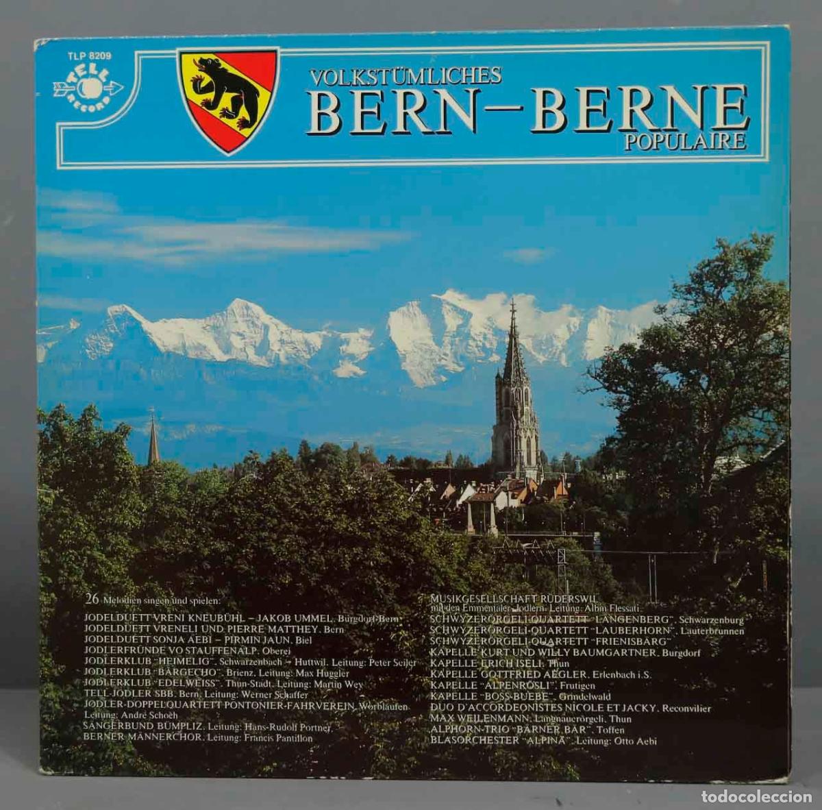 Discos de vinilo: LP. Volkst&uuml;mliches Bern = Berne Populaire - Foto 1