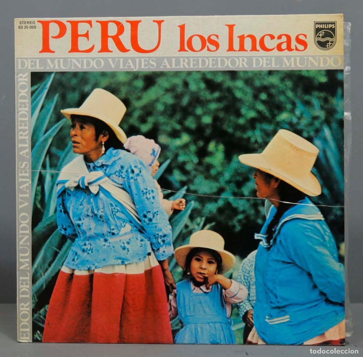 Discos de vinilo: LP. PERU. LOS INCAS VIAJES - Foto 1