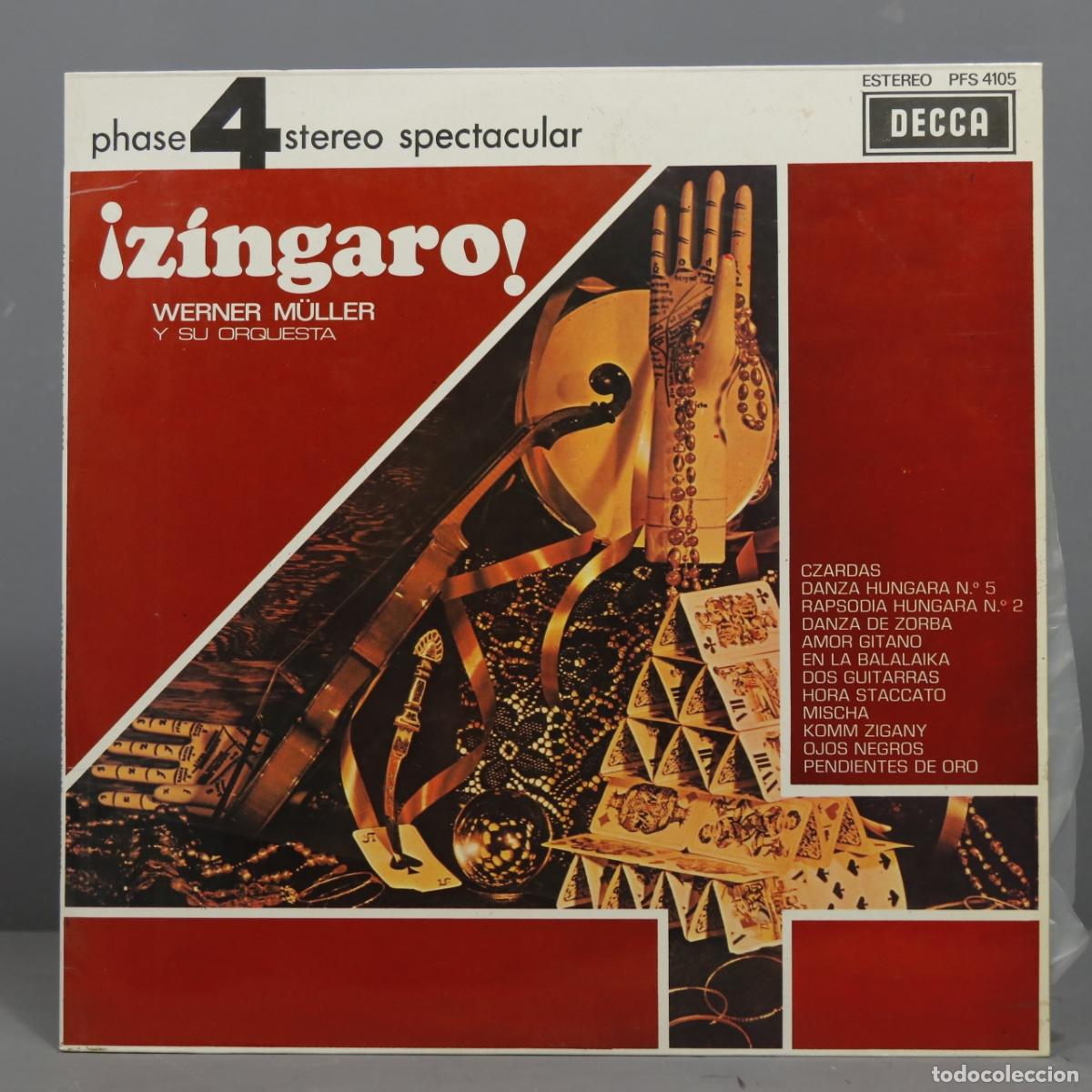 Discos de vinilo: LP. Werner M&uuml;ller y Su Orquesta &ndash; &iexcl;Z&iacute;ngaro! - Foto 1
