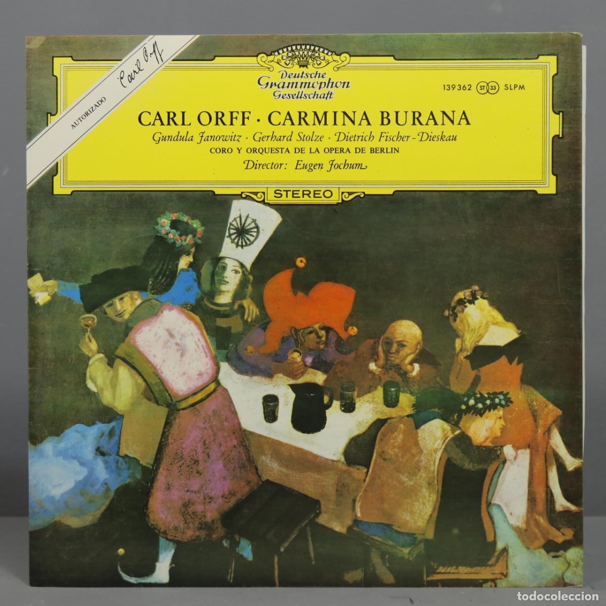 Discos de vinilo: LP. CARL ORFF. BURANA. JOCHUM - Foto 1