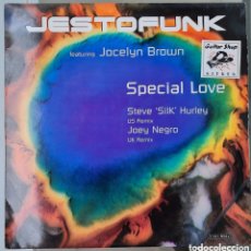 Discos de vinilo: MAXI - JESTOFUNK FEATURING JOCELYN BROWN - SPECIAL LOVE 1998 EDICION ITALIANA